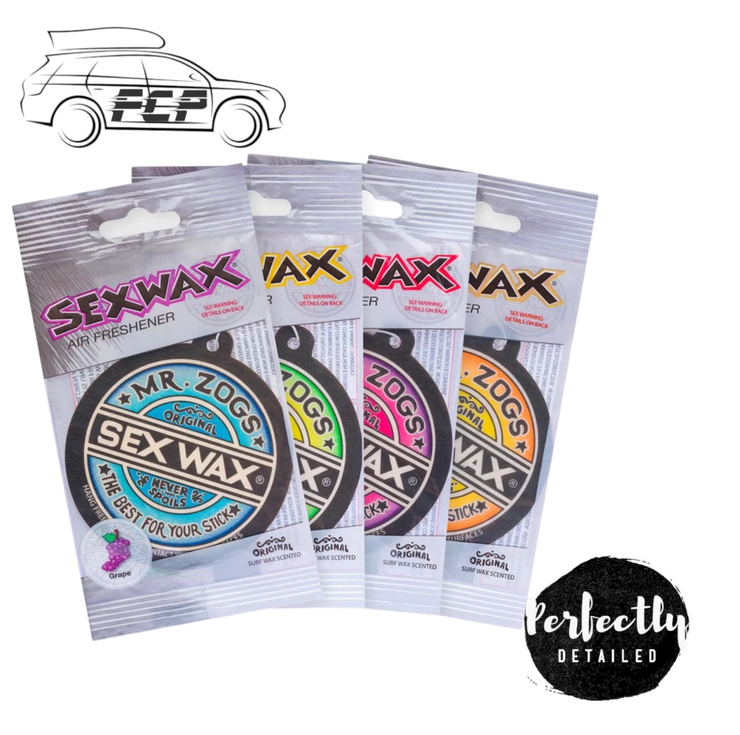 Mr Zogs Sex Wax Air Fresheners - All 4 Scents