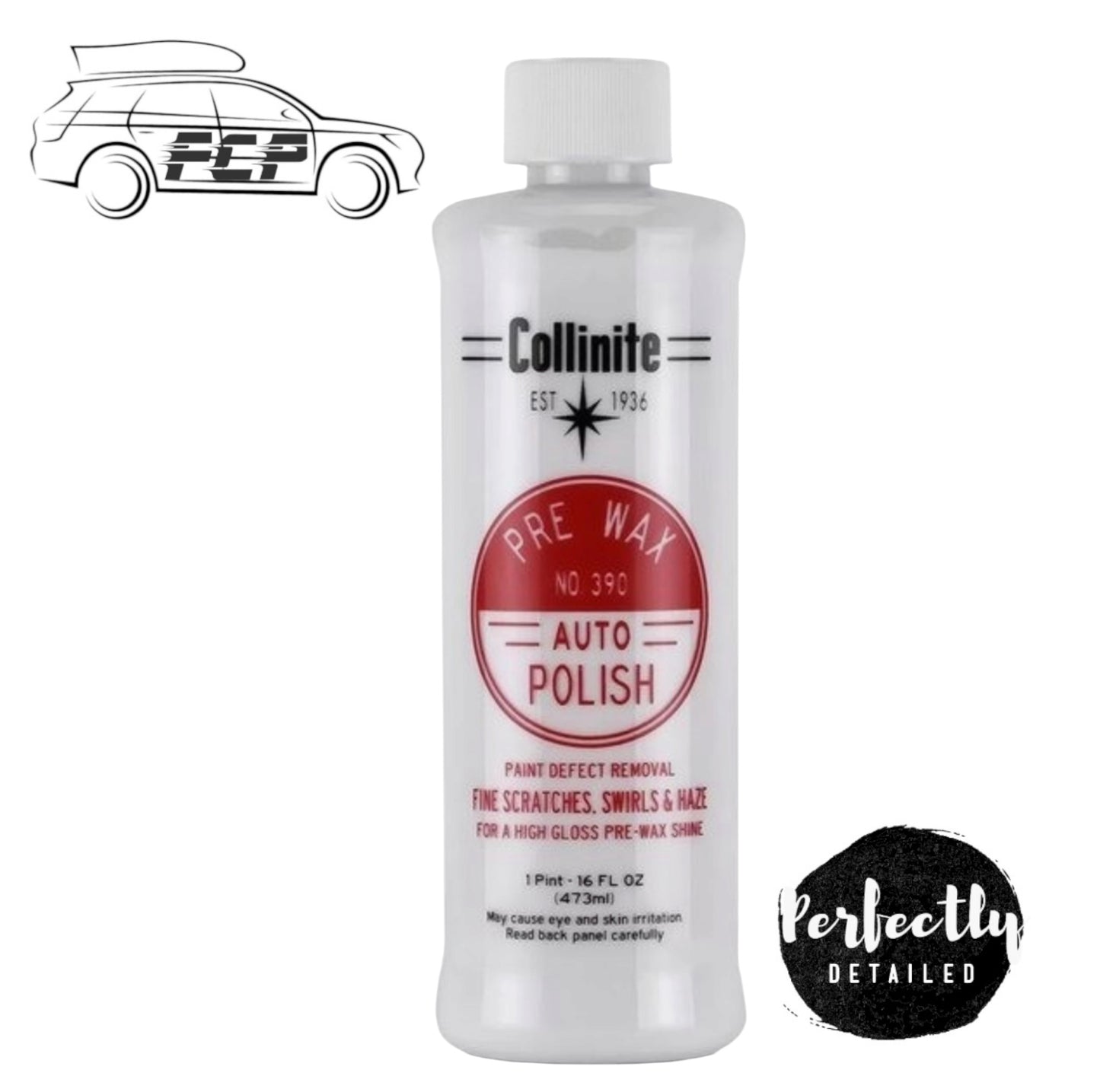 Collinite No.390 Pre-Wax Auto Polish 473ml