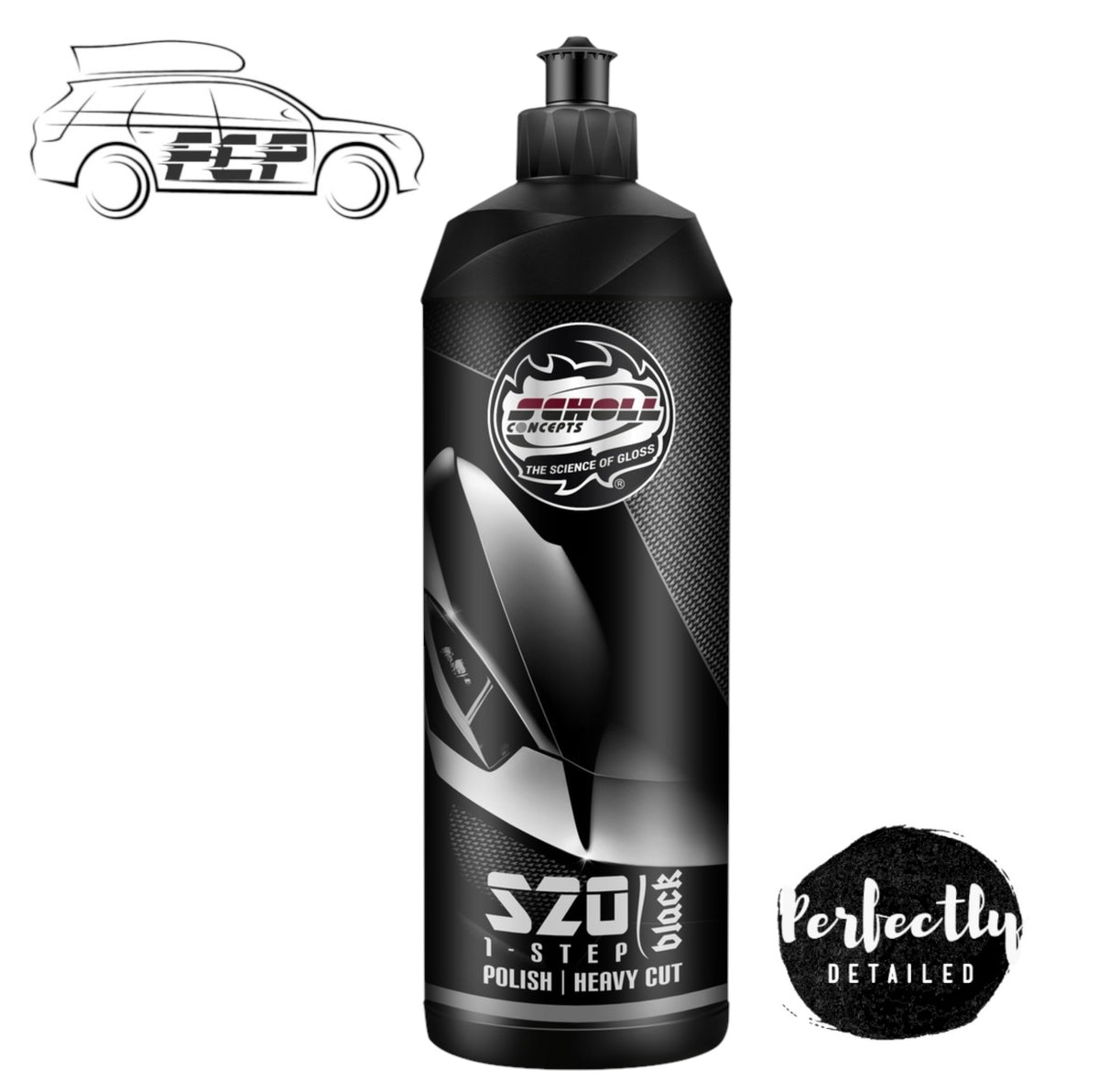 Scholl Concepts S20 BLACK 1kg 1 Step Polishing Compoud
