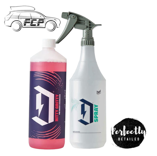 Duel Autocare Nitty Gritty 1L and Dilution Bottle Bundle
