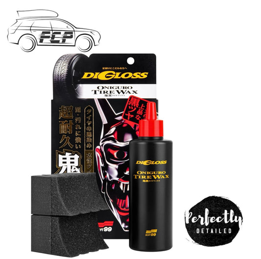 Soft 99 Digloss Black Devil Tire Wax 200ml With 2 Applicators