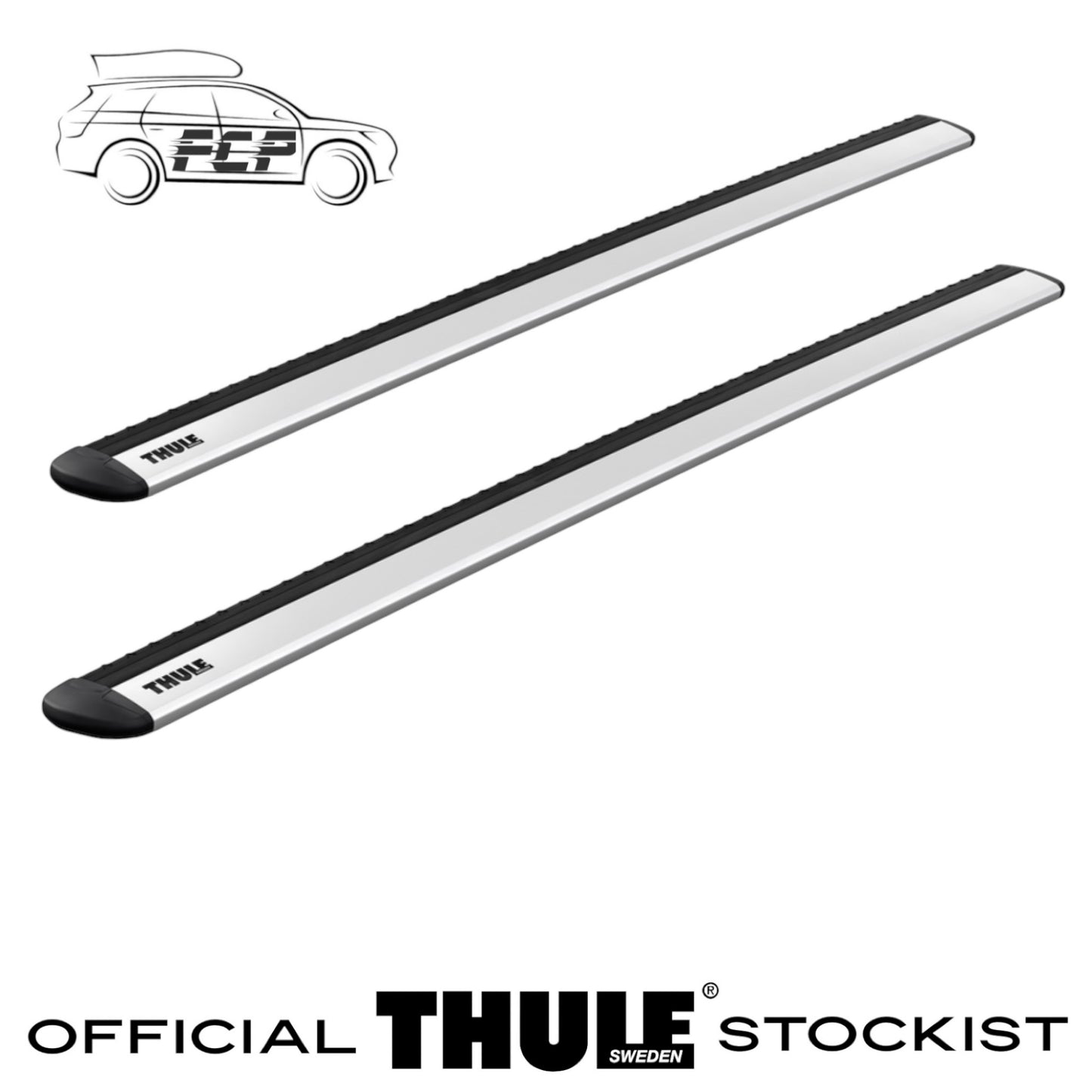 Thule WingBar Evo 150cm Aluminium Roof Bars 711500