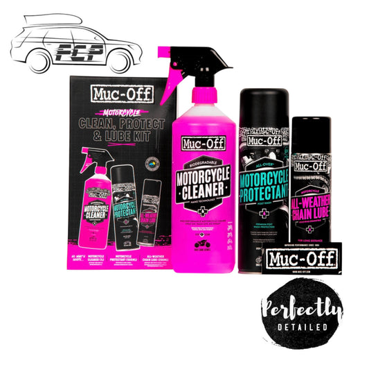 Muc-Off Motorcycle Clean Protect Lube Kit V2