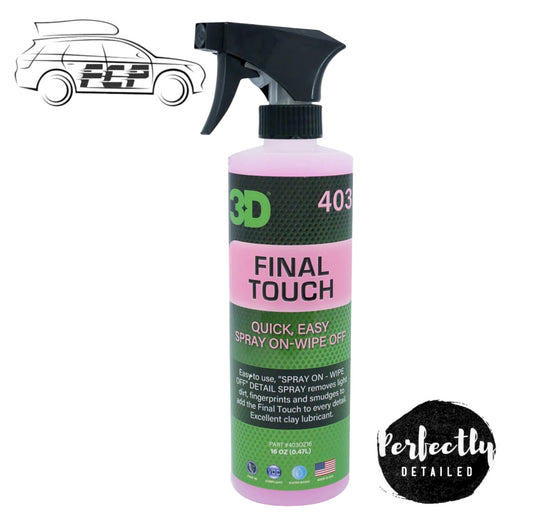 3D Car Care FINAL TOUCH Detail Spray 473ml