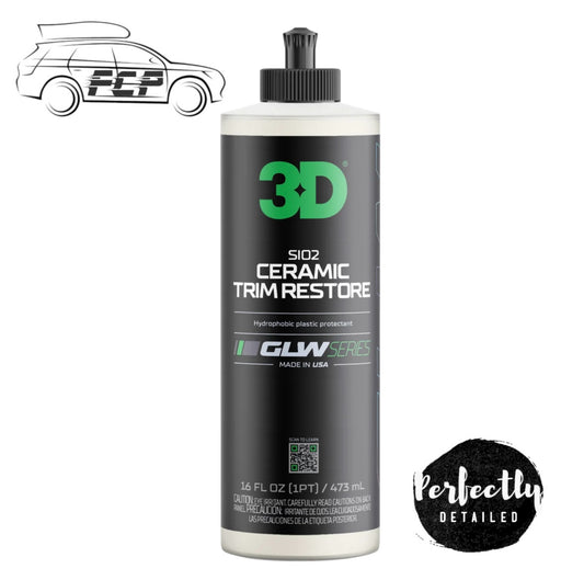 3D Car Care GLW Si02 Ceramic Trim Restore 473ml