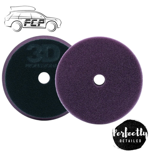 3D Car Care 5.5" Dark Purple Heavy Cutting  Foam Pad