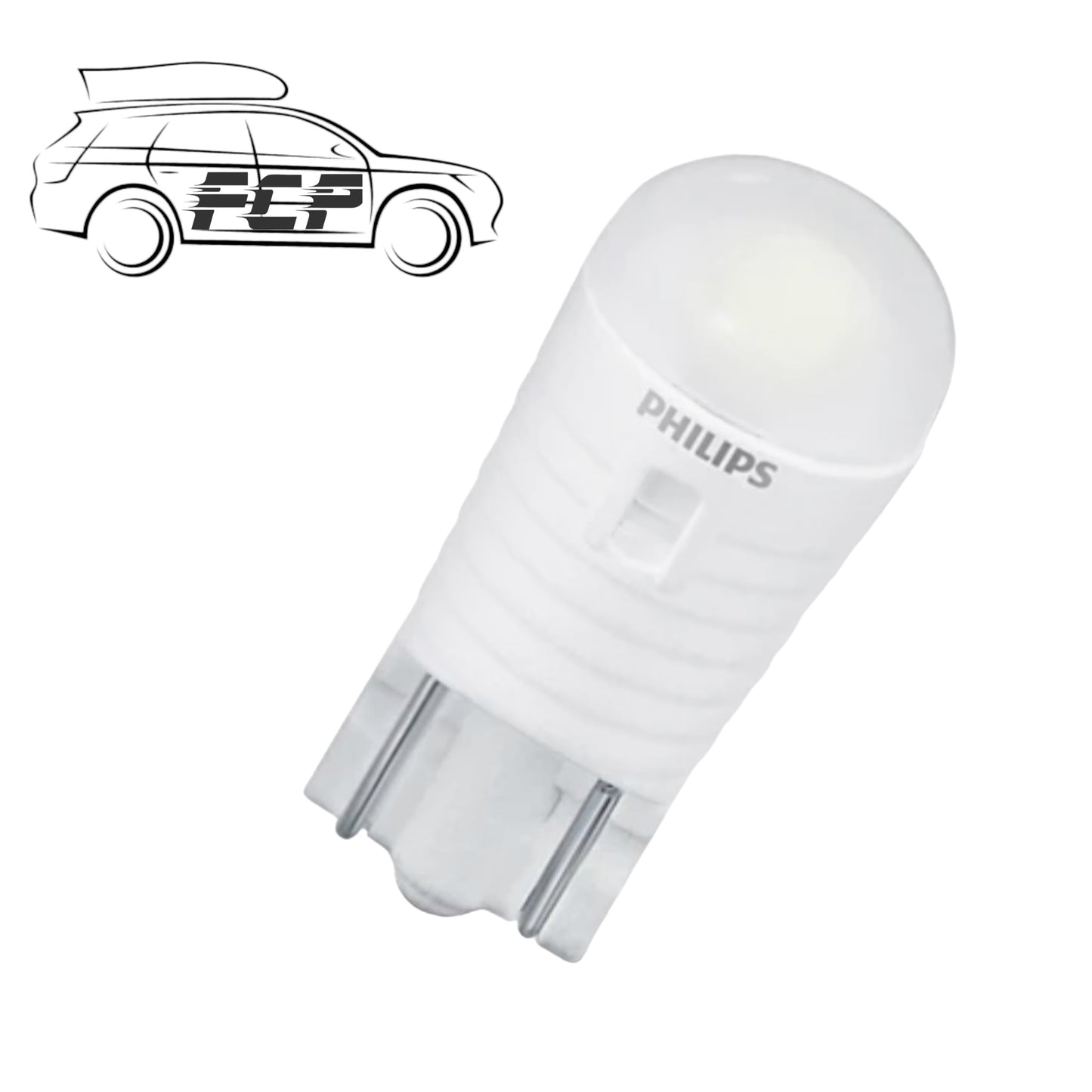 Philips Ultinon Pro3000 LED W5W 6000K Cool White Interior Car Bulbs (Twin) NEW