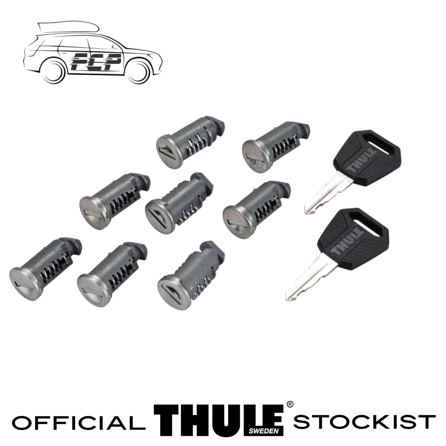 Thule One Key System - Includes 2 Keys, 8 Locks & 1 Master Key 450800