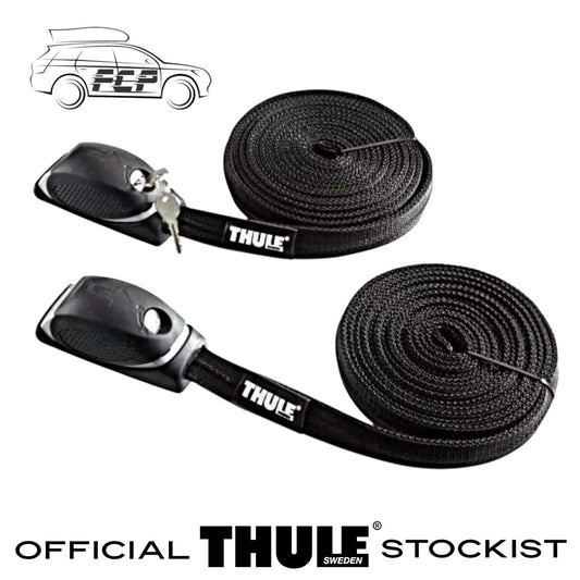 Thule 841 Lockable Strap Holds Kayak Surf Board to Roof Rack x 2 841000
