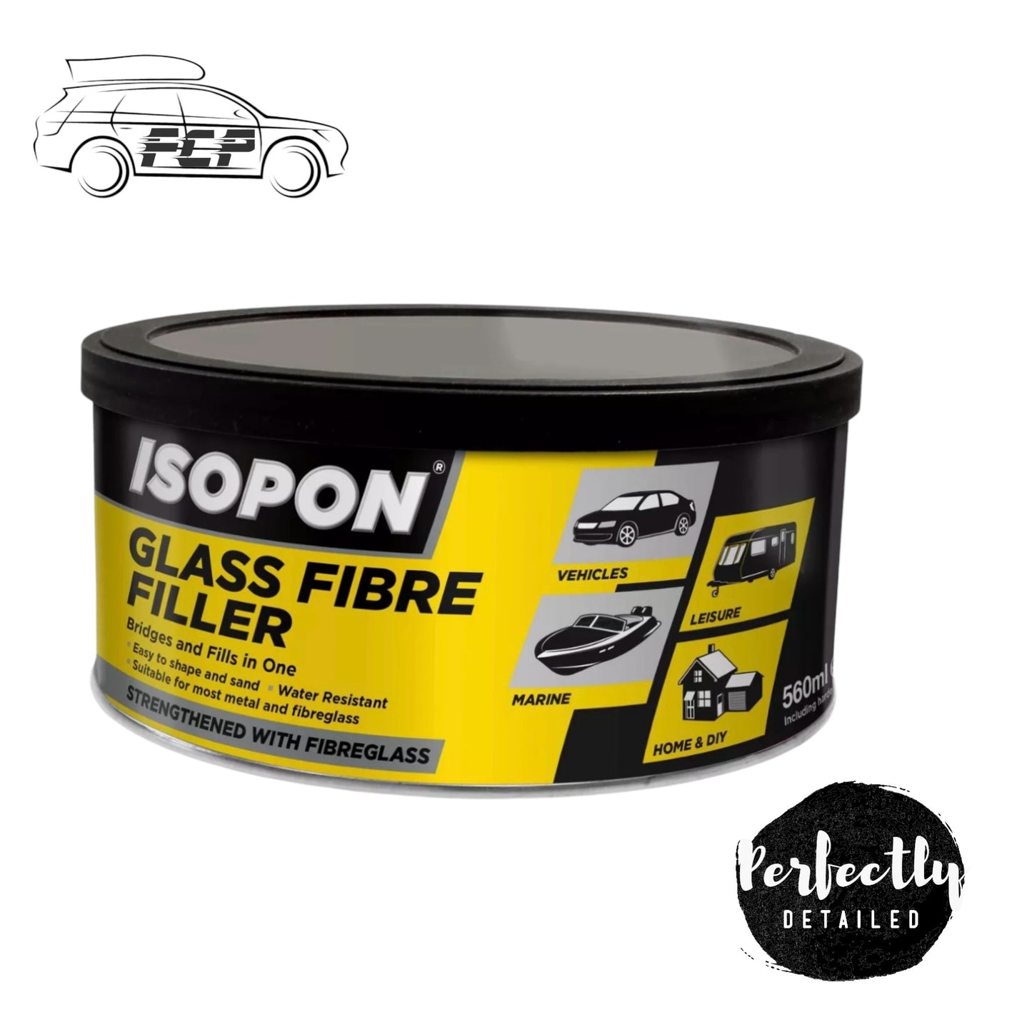 Isopon Glass Fibre Filler 560ml