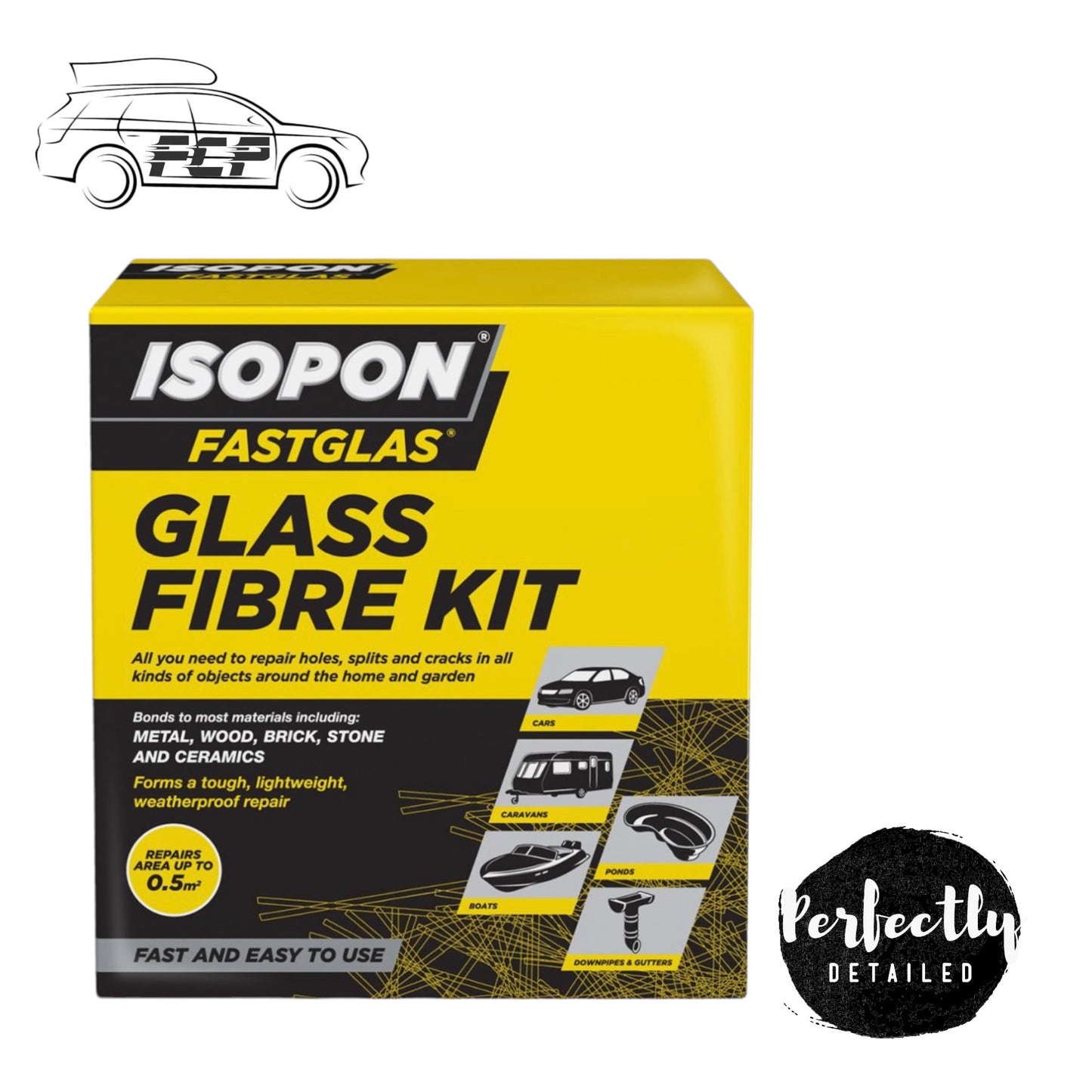 Isopon Fastglas Glass Fibre Kit LARGE