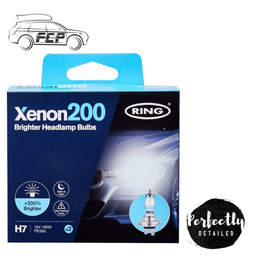 Ring Xenon200 Brighter Headlamp Bulbs +200% H7 Pair