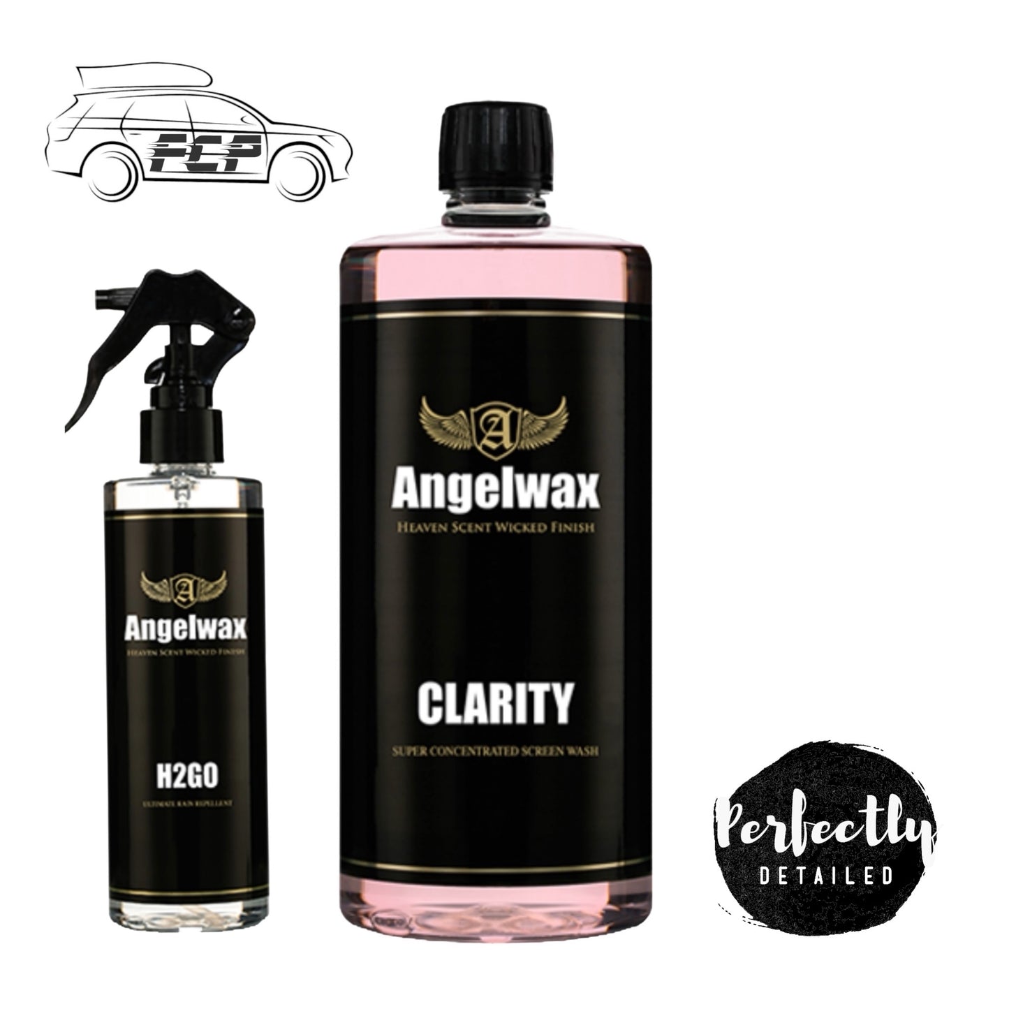 Angelwax H2GO 250ml & Clarity 1L Bundle