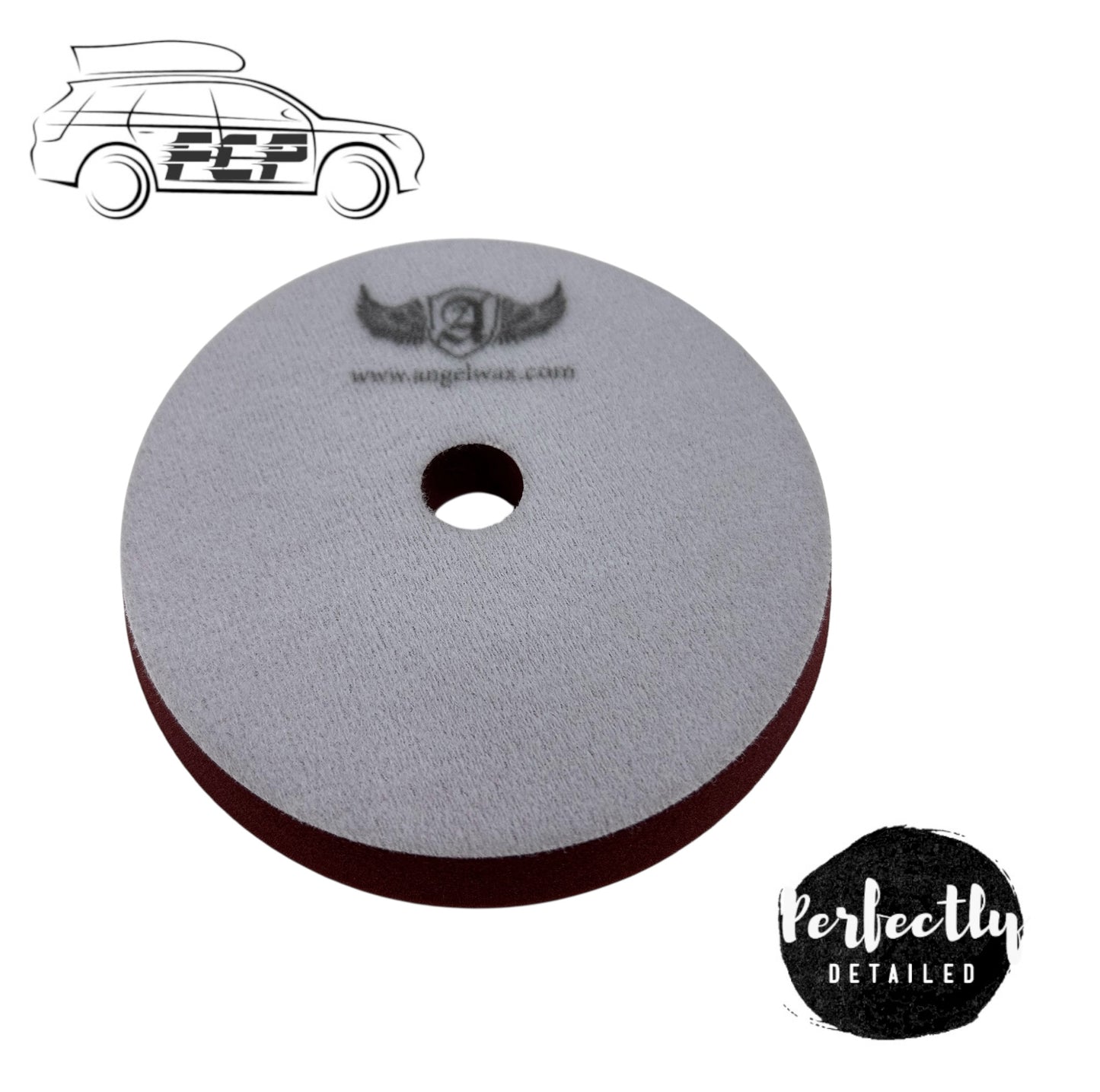 Angelwax 5" Slimline Maroon Heavy Cut Pad