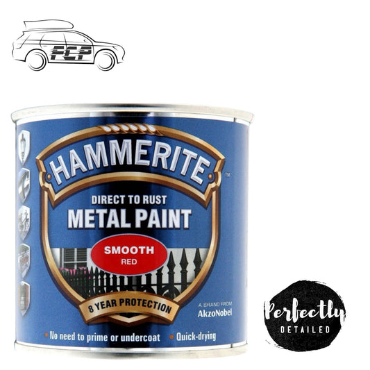 Hammerite Direct to Rust Metal Paint SMOOTH RED 250ml