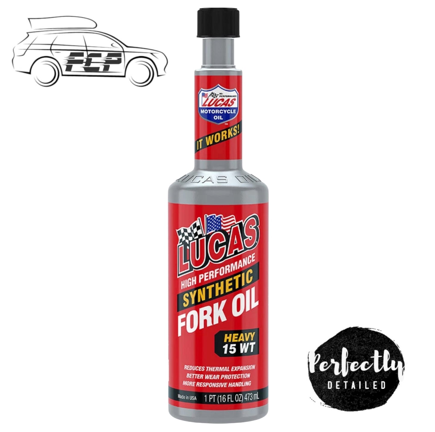 Lucas Oil High Performance Synthetic Fork Oil Heavy 15wt 473ml