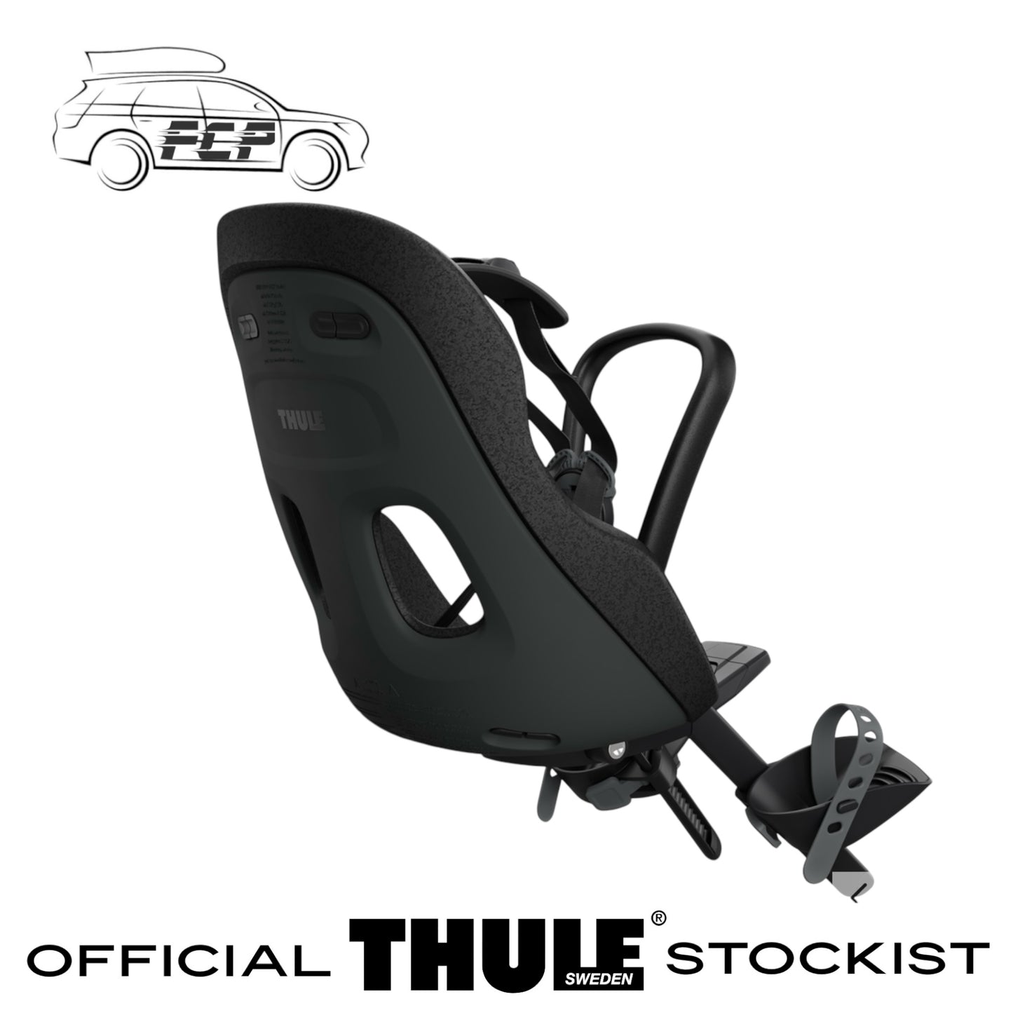 Thule Yepp Nexxt 2 Mini Front Mount Child Bike Seta Midnight Black