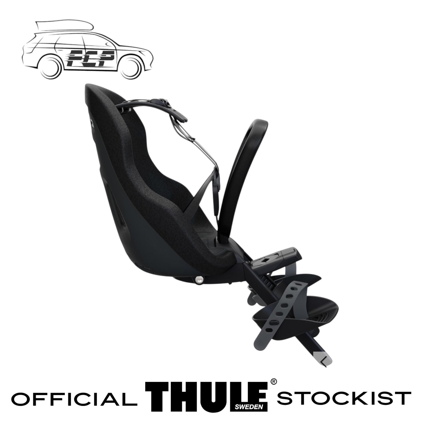 Thule Yepp Nexxt 2 Mini Front Mount Child Bike Seta Midnight Black