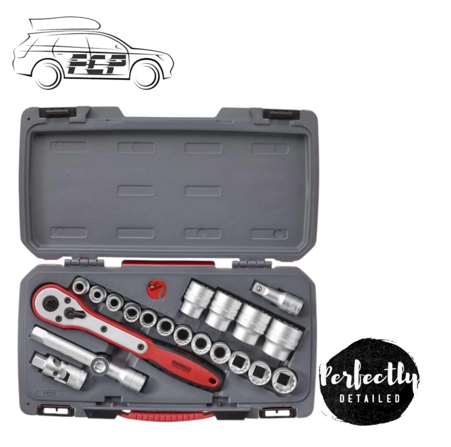 Teng Tools Mecca Pro 1/2" Drive 21pc Socket Set T1221
