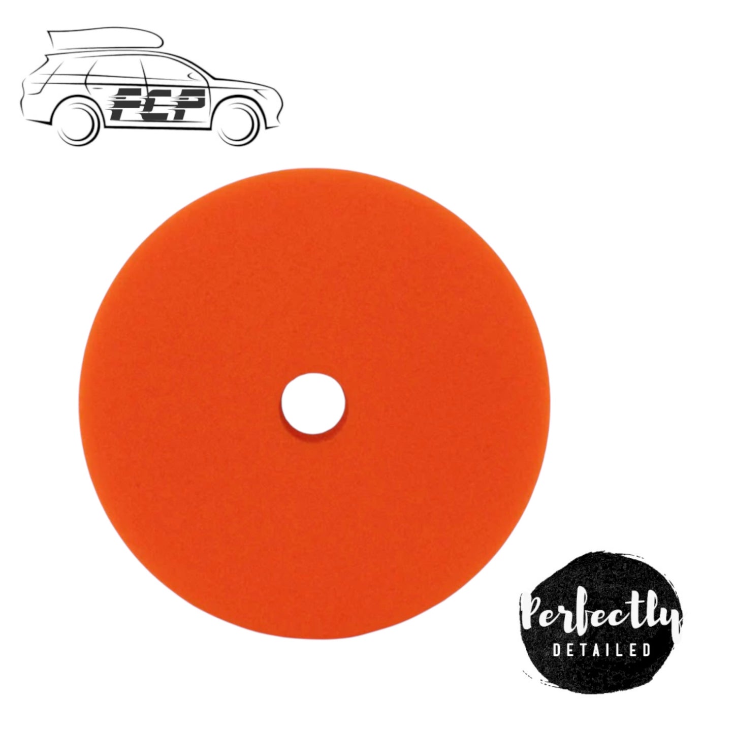 Cartec 3" Unipad Orange Heavy Cut use with Rapid Cut 4000 for Orbital/Rotary