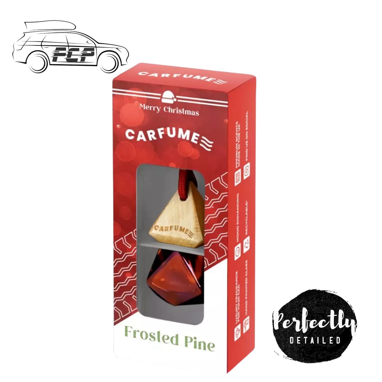 Carfume Car Air Freshener FROSTED PINE Diffuser