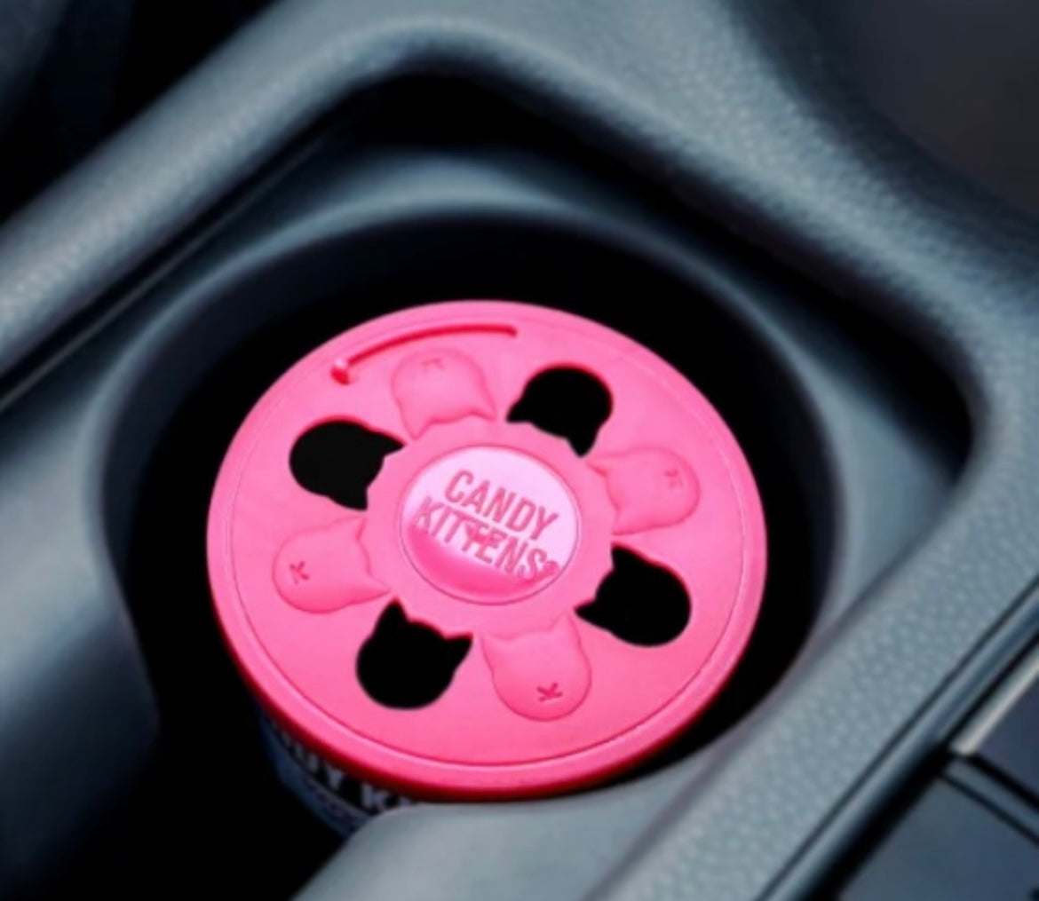 Candy Kittens Peggable Can Car Air Freshener Very Cherry