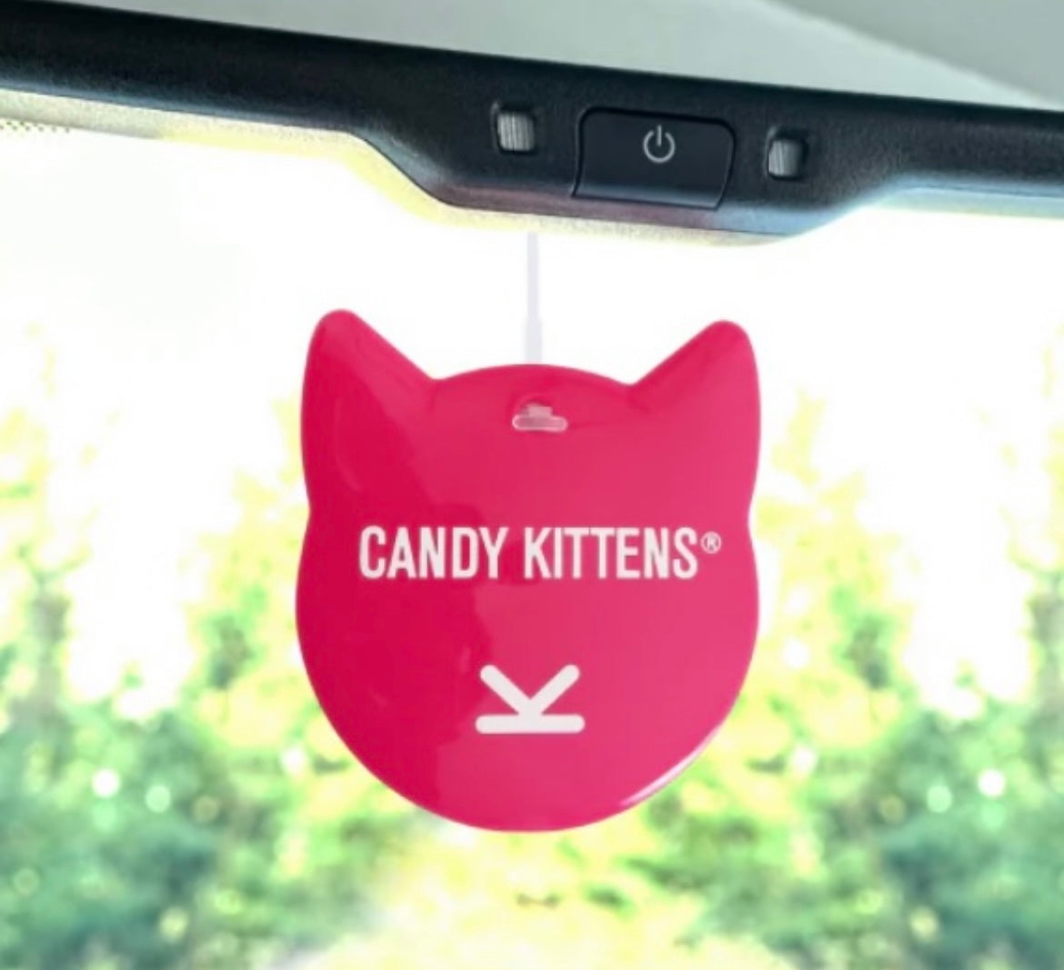 Candy Kittens 3D Hanging Car Air Freshener Very Cherry