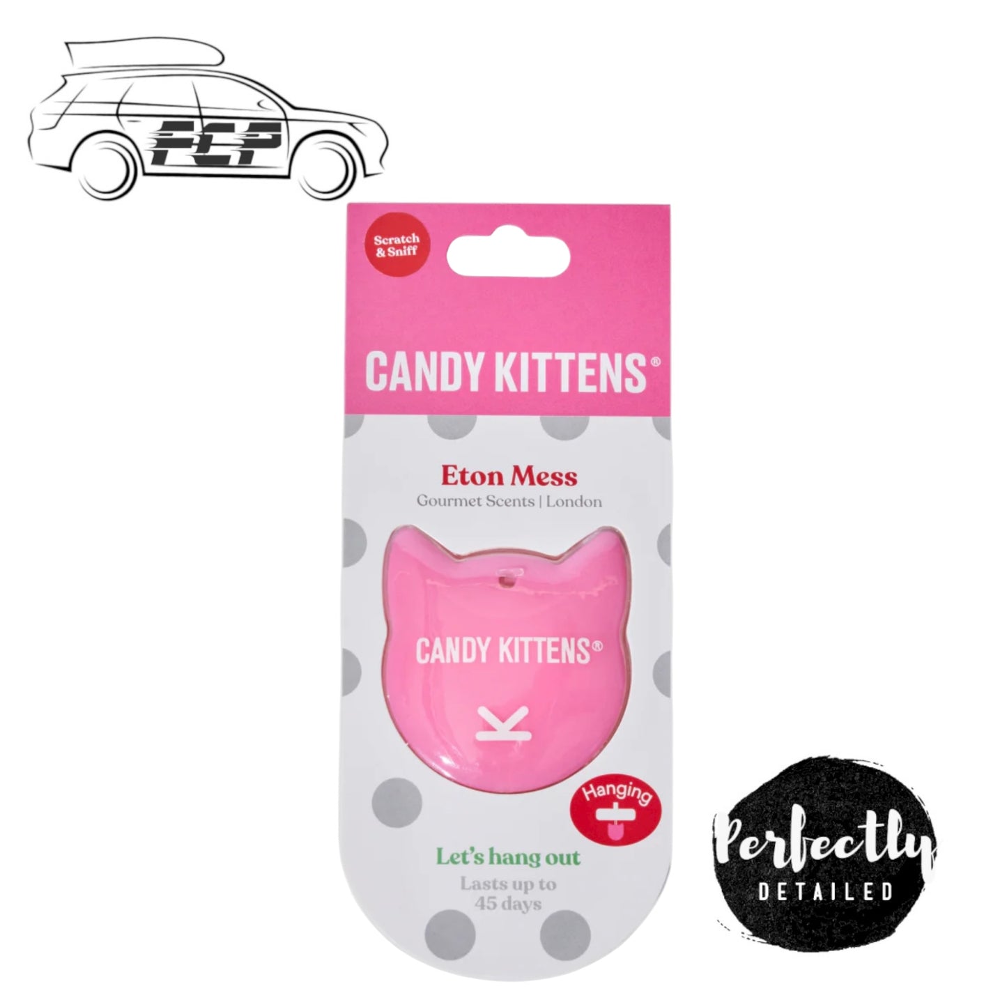 Candy Kittens 3D Hanging Car Air Freshener Eton Mess