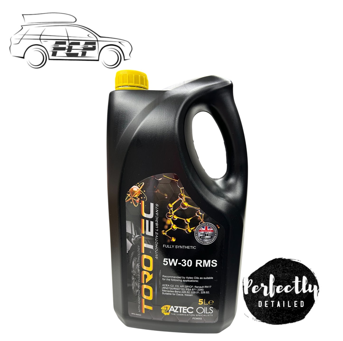 Aztec Oils Torotec 5W-30 RMS 5L -  ACEA C2/C3 Mercedes 226.52 229.51