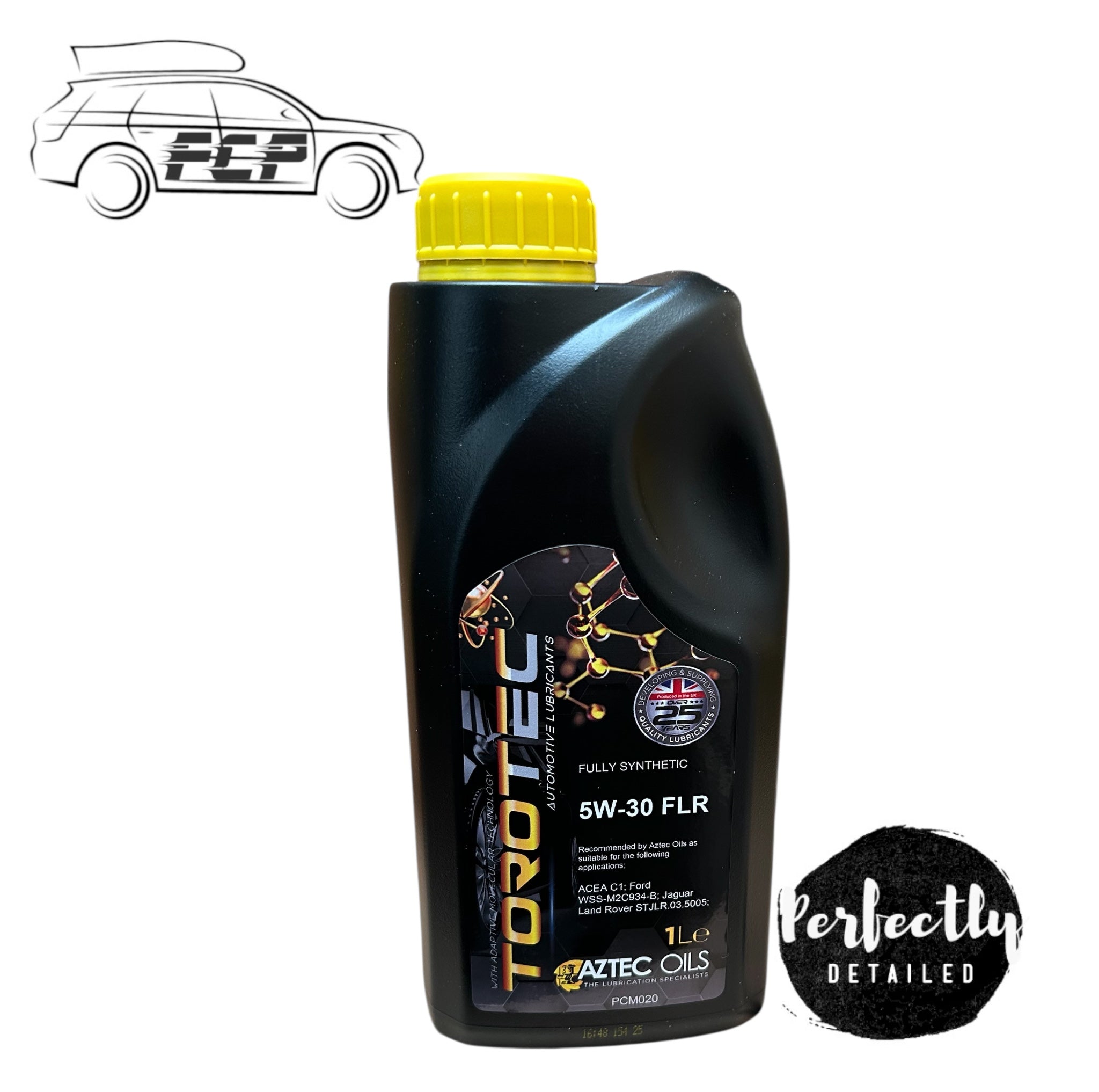 Aztec Oils Torotec Fully Synthetic 5W-30 FLR Engine Oil ACEA C1 1L ...