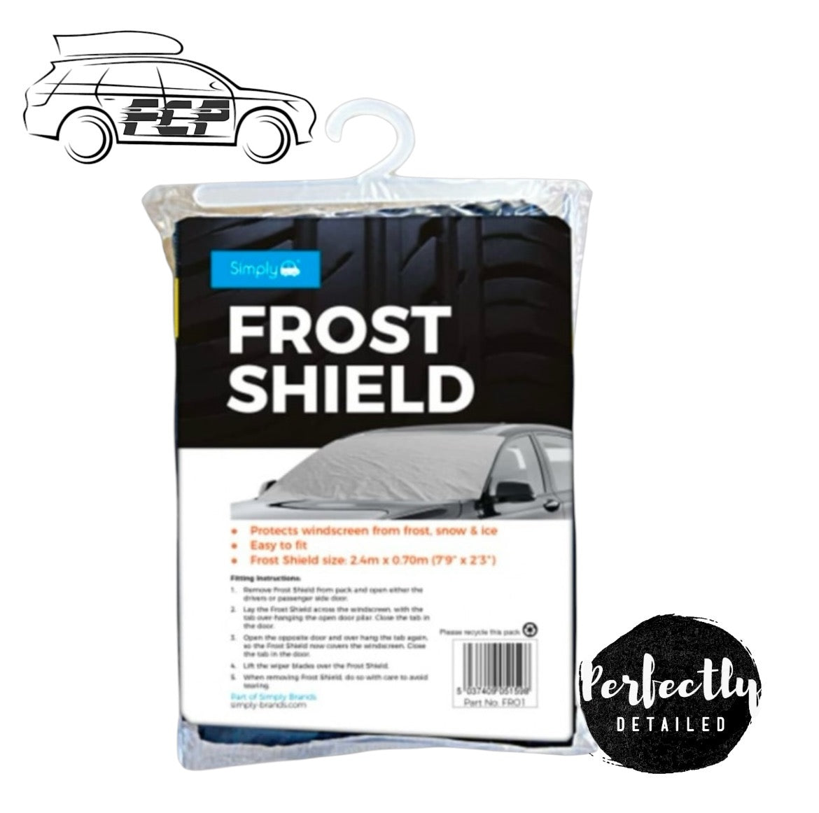 Simply Windscreen Frost Sheild