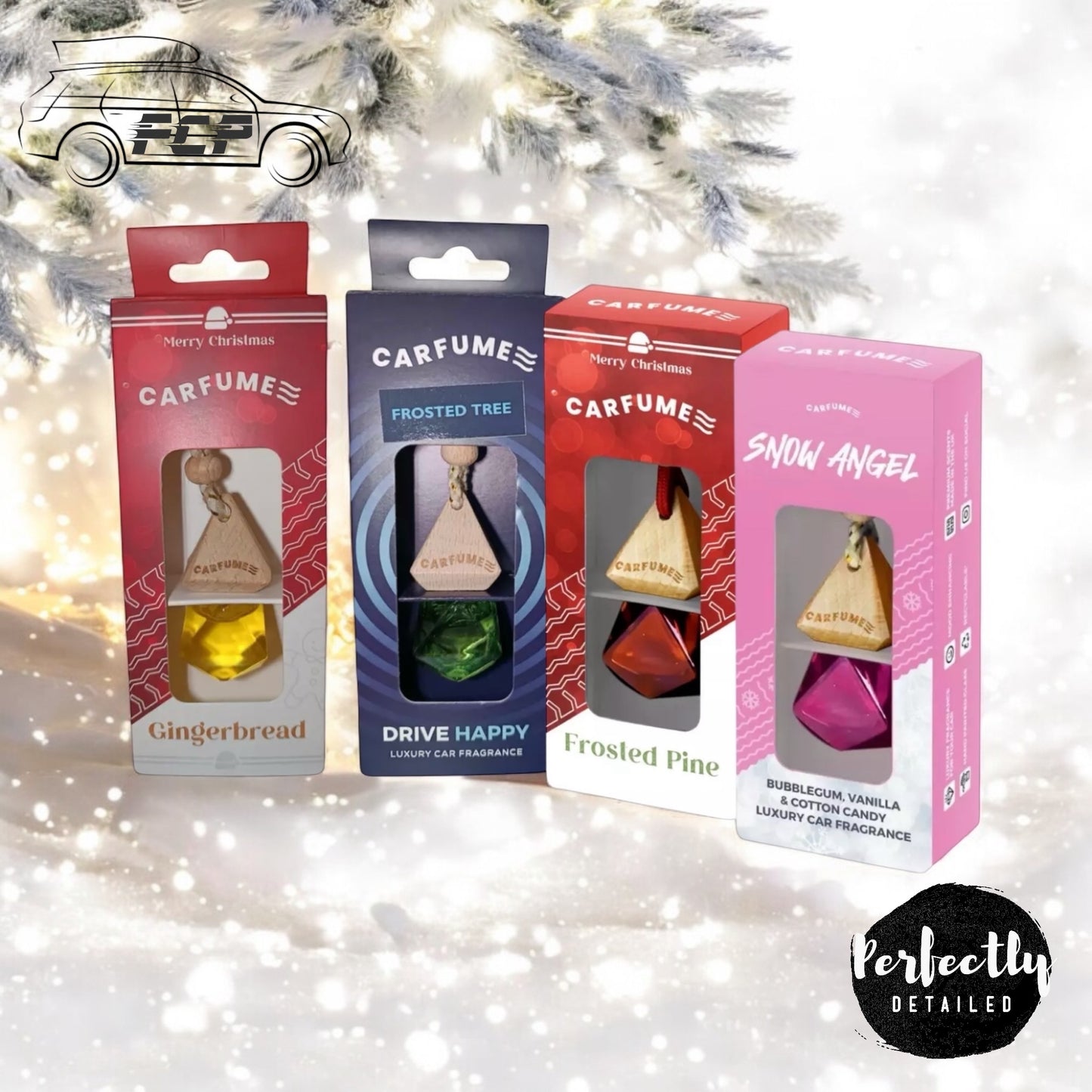 Carfume Car Air Freshener WINTER BUNDLE Diffuser