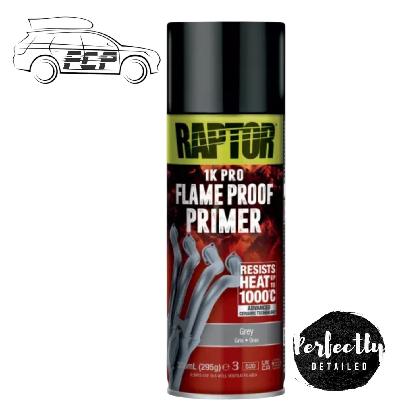 Raptor 1K Pro Flame Proof For Exhaust Systems VHT PRIMER 335ml