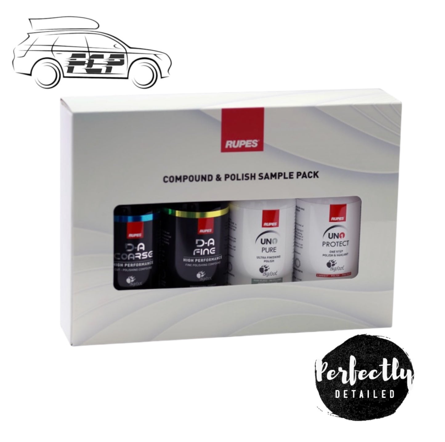 Rupes Compound and Polish Sample Pack Contains 4 x 125ml Bottles Most Popular