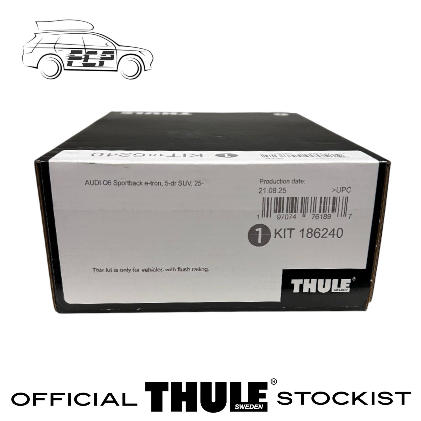 Thule Evo Flush Rail Fitting Kit 186240 Fits Audi Q6 Sportback e-tron SUV 25 On