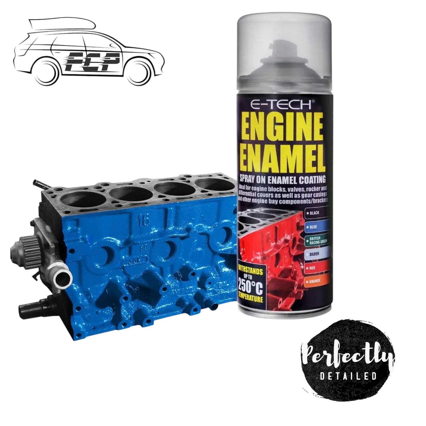 E-Tech Engine Enamel Blue 400ml