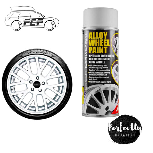 E-Tech Alloy Wheel Paint Competition White 400ml