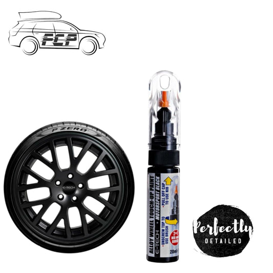 E-Tech Alloy Wheel Touch Up Pen Motorsport Black