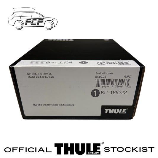 Thule Evo Flush Rail Fitting Kit 186222 Fits MG ES5, S5 EV, 5-Dr SUV 25 Onwards