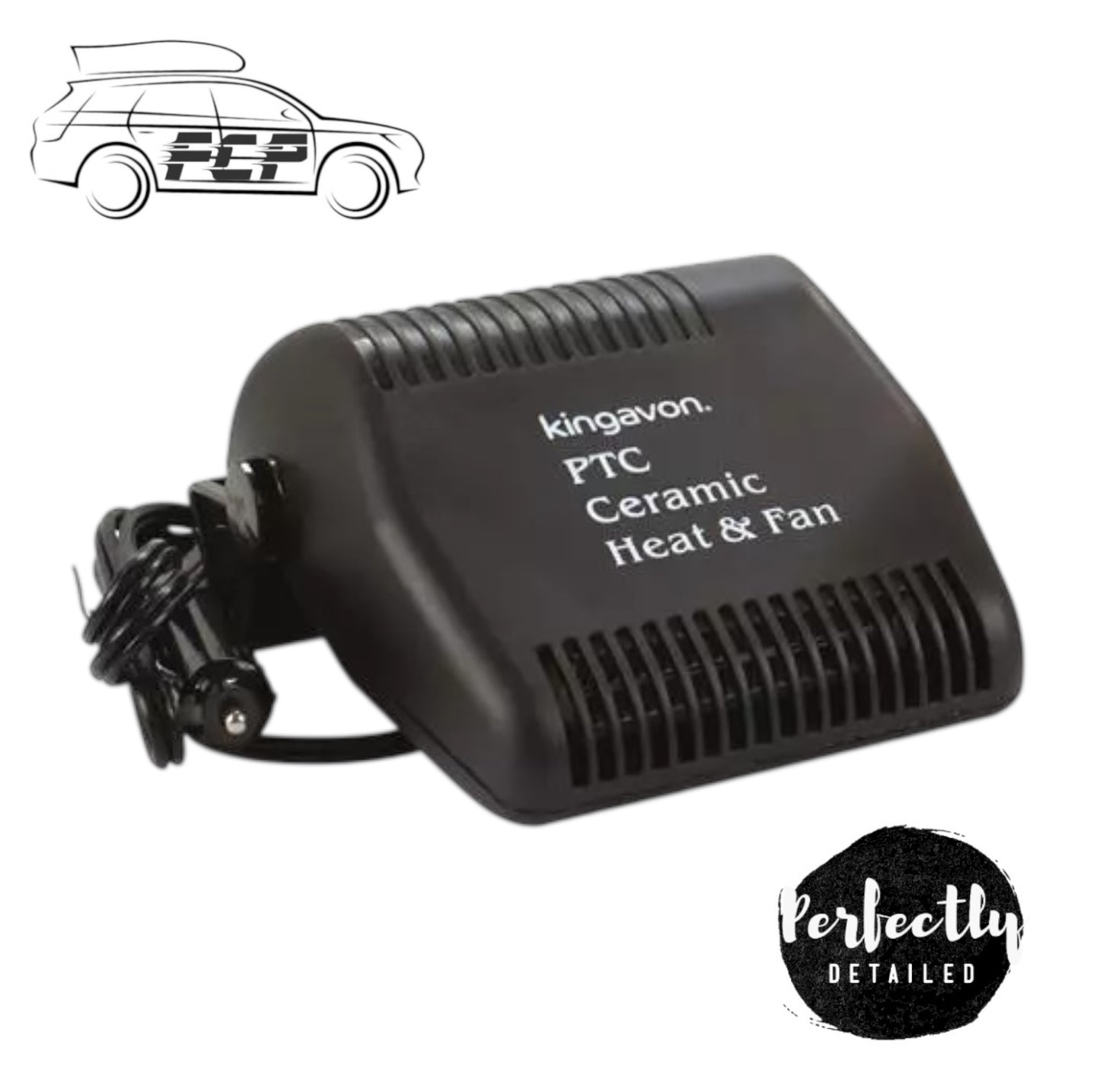 Kingavon Ceramic Fan Heater 12v 150w