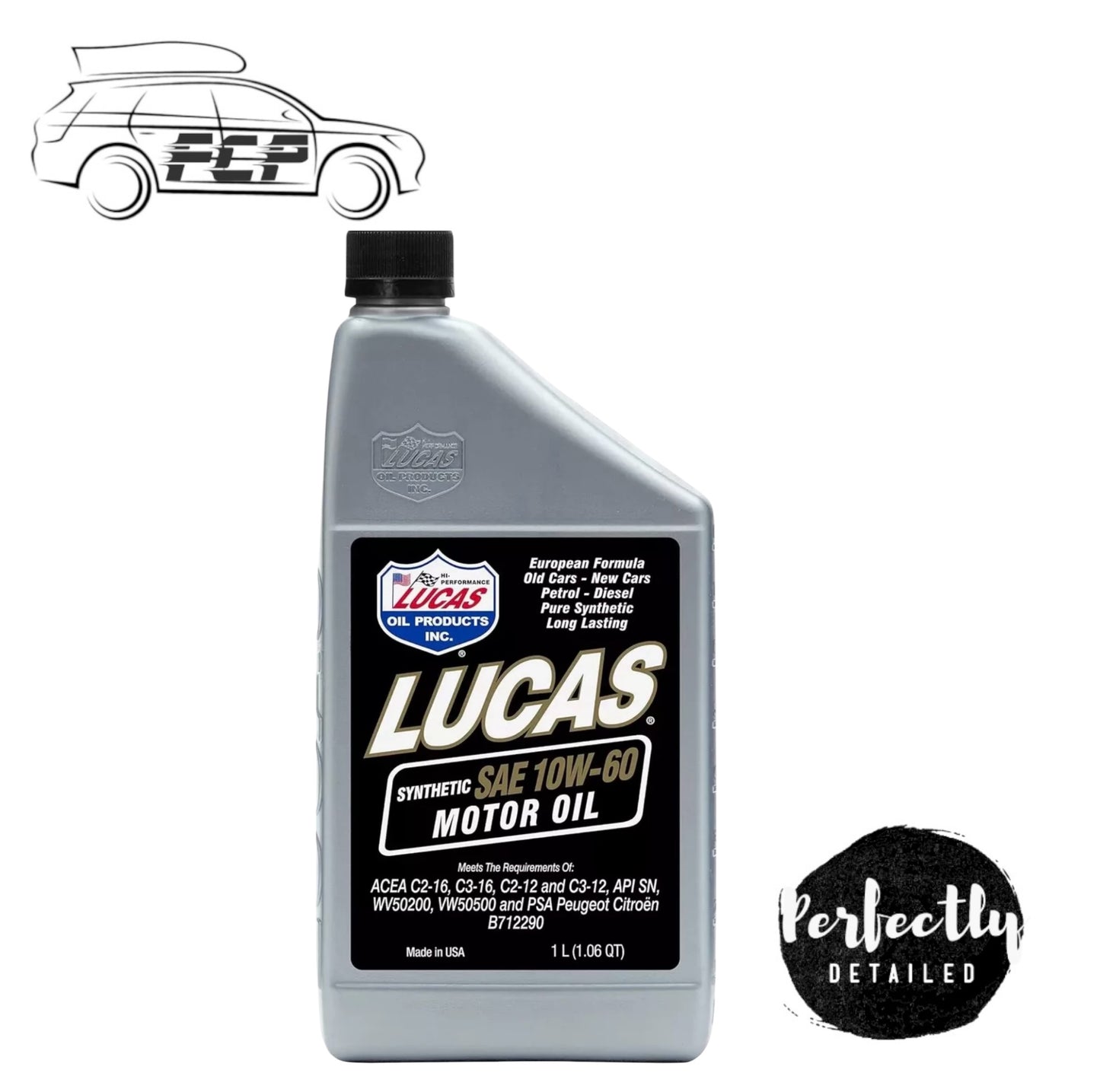 Lucas Oil 10W60 Synthetic High Performance Engine Oil 946ml