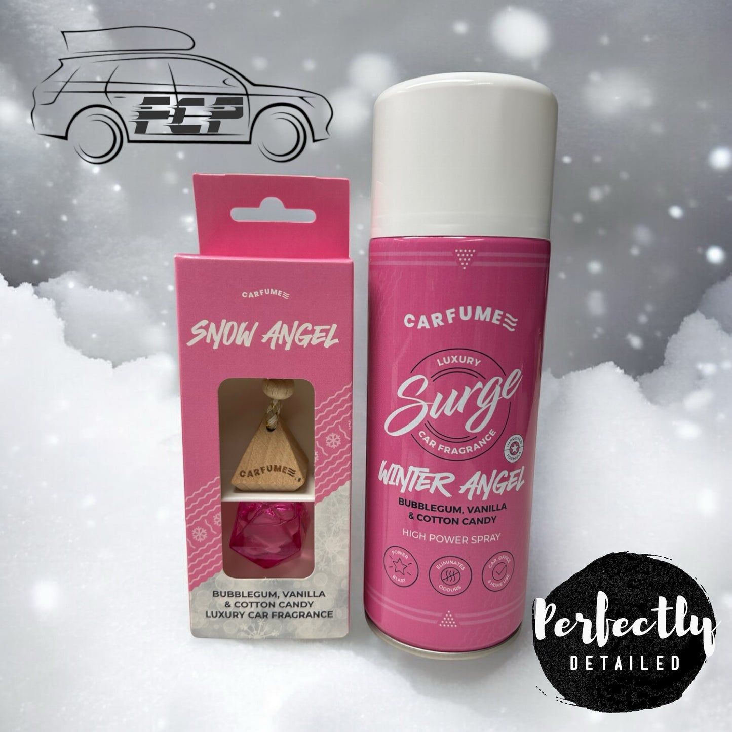 Carfume Winter/Snow Angel Limited Edition Gift Bundle