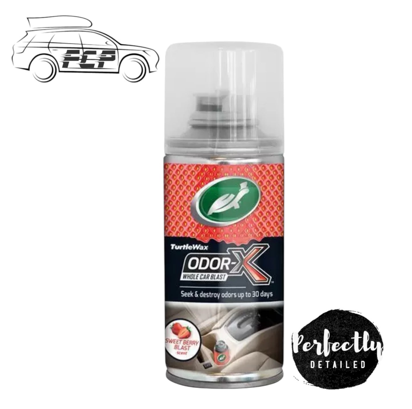 Turtle Wax Power Out Odor-X Whole Car Blast Sweet Berry Blast Scent 100ml