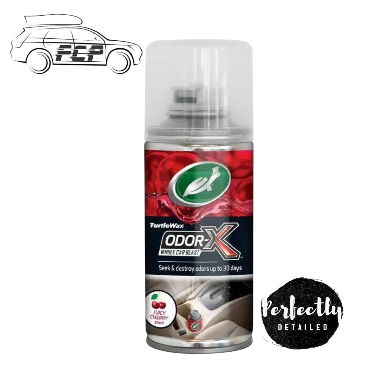 Turtle Wax Power Out Odor-X Whole Car Blast Juicy Cherry Scent 100ml