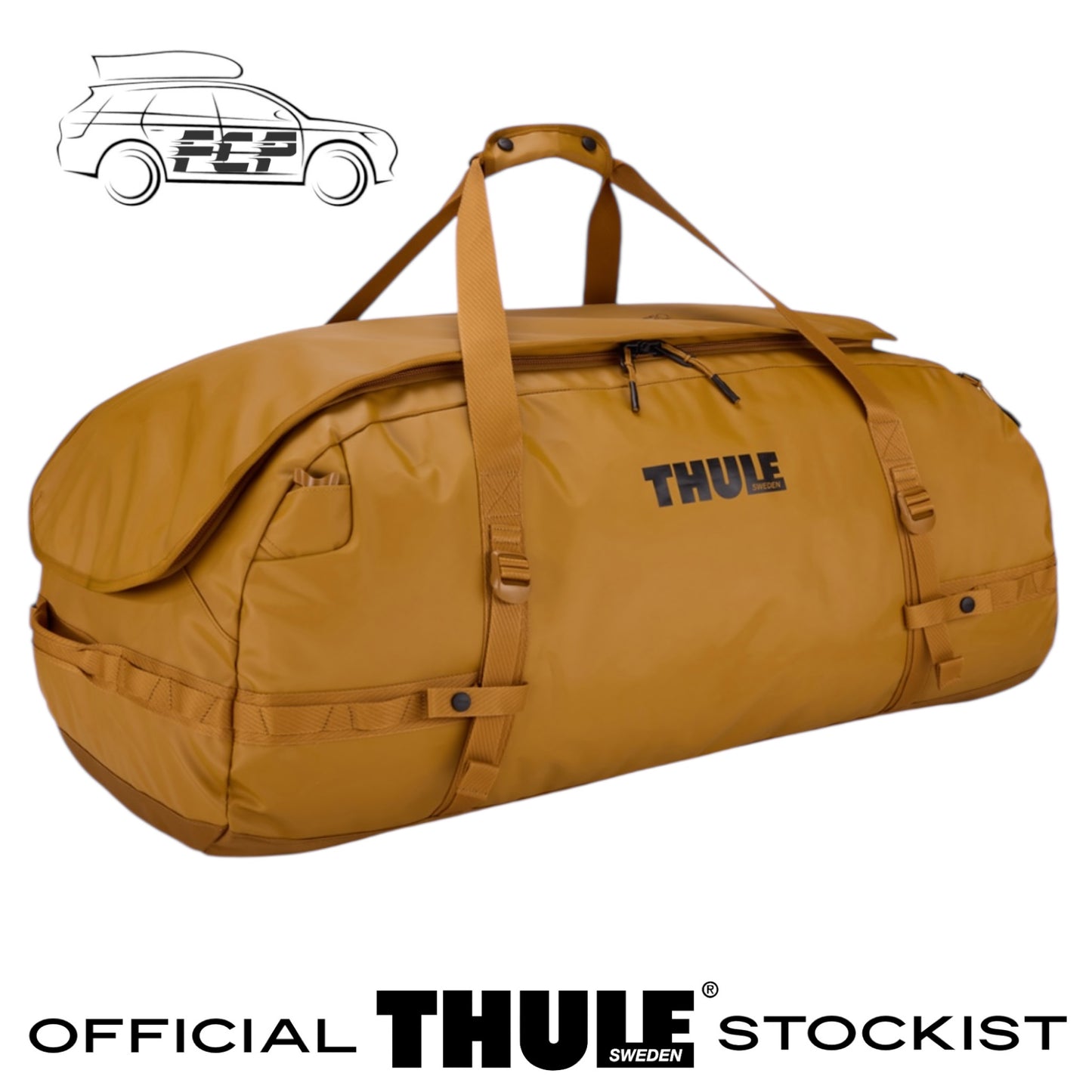 Thule Chasm 130L Duffel Travel Bag Golden 3205003 NEW IN STOCK