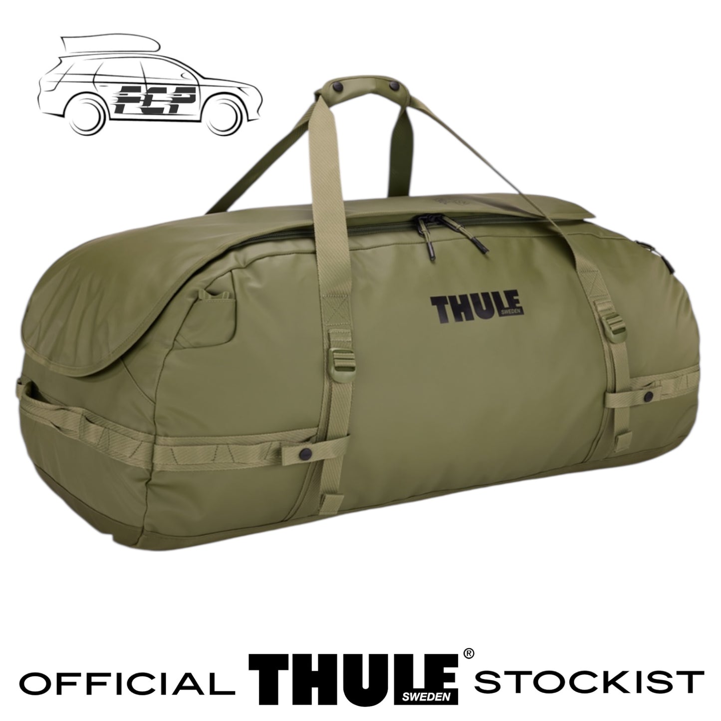 Thule Chasm 130L Duffel Travel Bag Olivine Green 3205002 NEW IN STOCK
