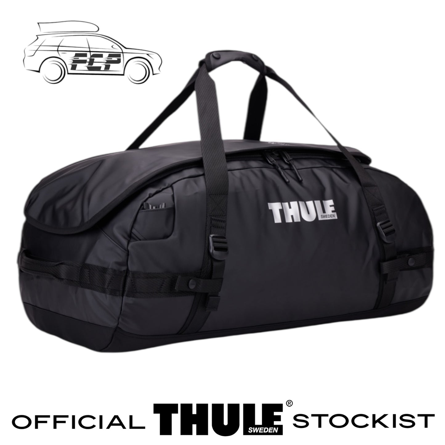 Thule Chasm 70L Duffel Bag Black 3204993 NEW IN STOCK
