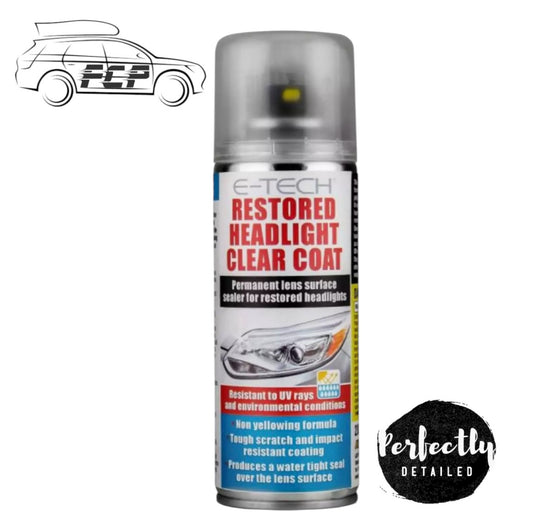 E-Tech Restored Headlight Clear Coat 200ml