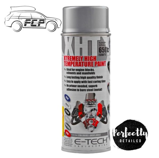 E-Tech XHT Xtremely High Temperature Paint SILVER 400ml