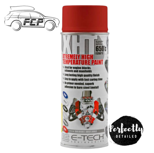 E-Tech XHT Xtremely High Temperature Paint RED 400ml